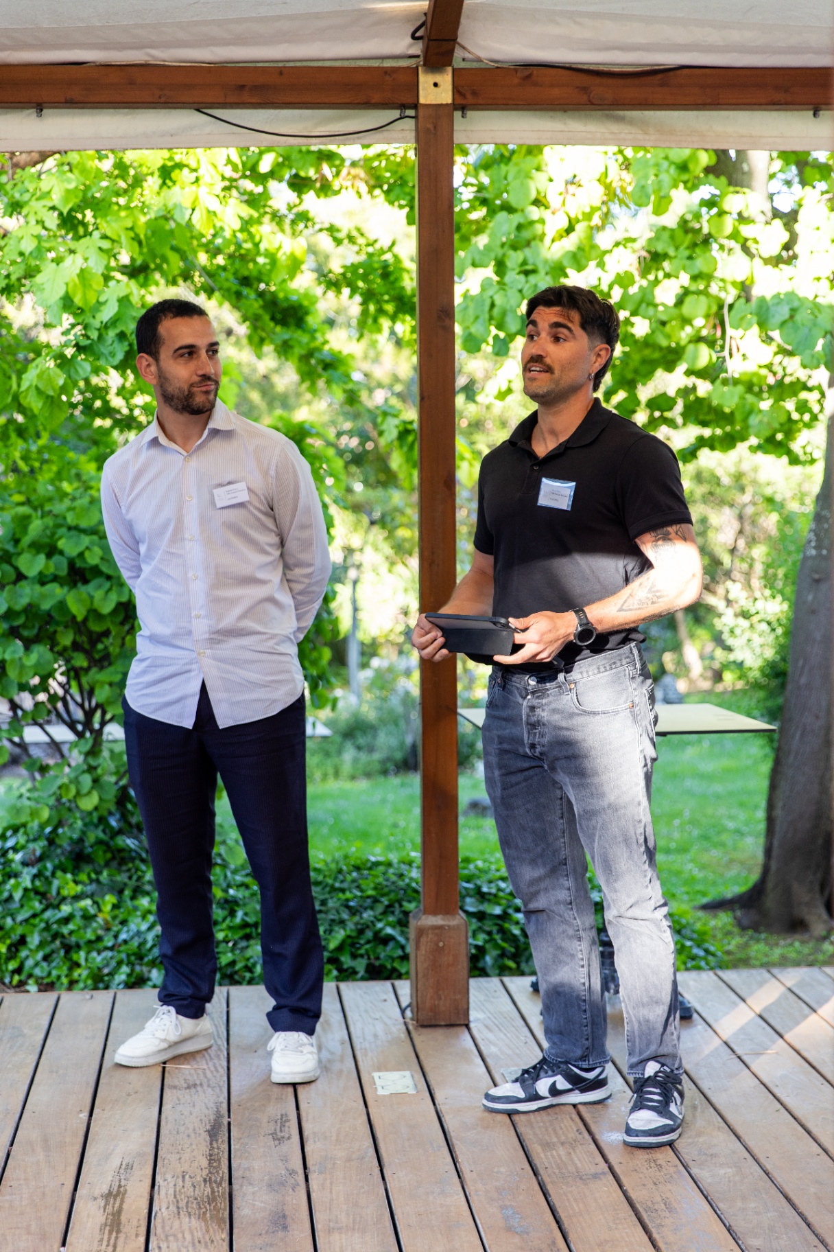 Présentation au jardin — partenaire